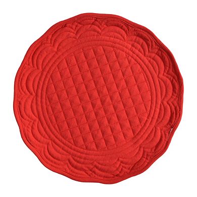 St. Nicholas Square® Plaid Quilted Placemat