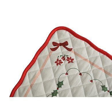 St. Nicholas Square® Border Print Quilted Reversible Placemat