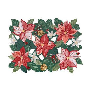 St. Nicholas Square® Poinsettia Cutout Placemat