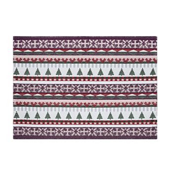 St. Nicholas Square® Fair Isle Dobby Placemats