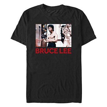 Big & Tall Bruce Lee Action Scene Graphic Tee