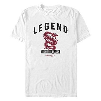 Big & Tall Bruce Lee Legend The Little Dragon Graphic Tee