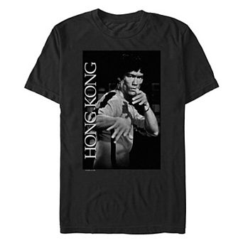 Big & Tall Bruce Lee Hong Kong Graphic Tee
