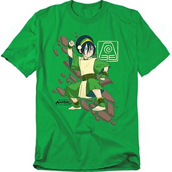 Big & Tall Original & Unrestored Avatar The Last Airbender Toph Rock Slide Graphic Tee