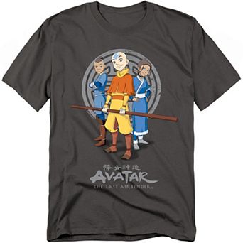 Big & Tall Original & Unrestored Avatar The Last Airbender Team Avatar Graphic Tee