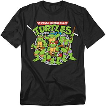 Big & Tall Original & Unrestored Teenage Mutant Ninja Turtles Classic Graphic Tee