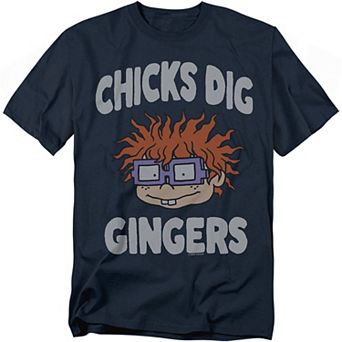 Big & Tall Original & Unrestored Rugrats Chicks Dig Gingers Graphic Tee