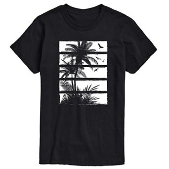 Big & Tall Palm Tree Silhouette Graphic Tee