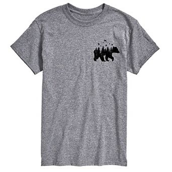 Big & Tall Forest Bear Graphic Tee