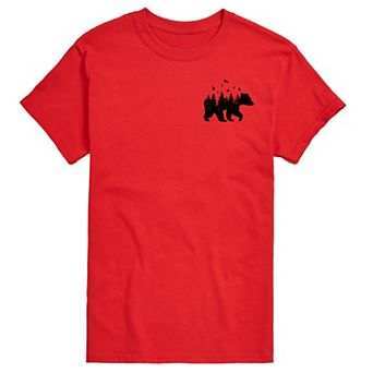 Big & Tall Forest Bear Graphic Tee