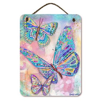 COURTSIDE MARKET Butterflies In Bloom Wall Decor