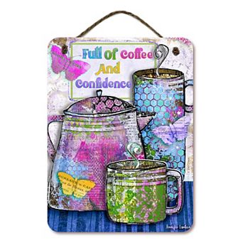 COURTSIDE MARKET Coffee & Confidence Hanging Wall Decor