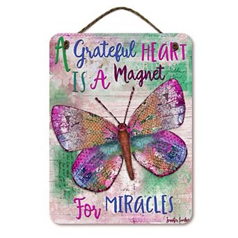 COURTSIDE MARKET A Grateful Heart Wall Decor