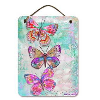 COURTSIDE MARKET Butterfly Trio Wall Decor