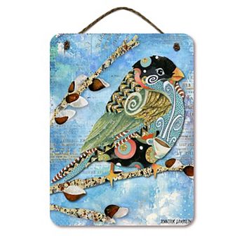 COURTSIDE MARKET Cafe Swirly Bird Wall Decor