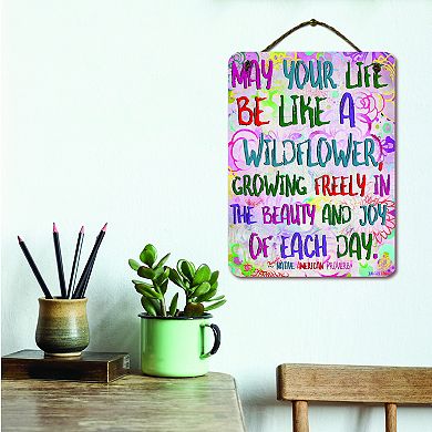 COURTSIDE MARKET Wildflower Joy Wall Decor
