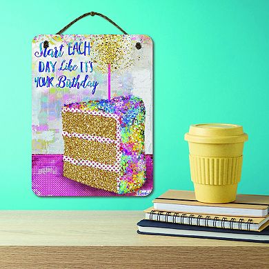 COURTSIDE MARKET Cake Slice Wall Decor