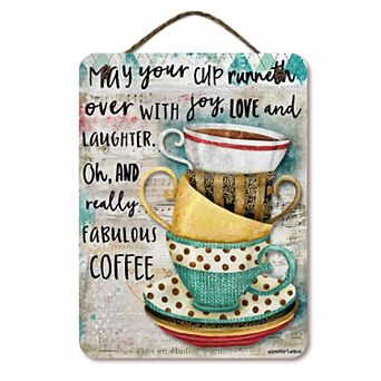 COURTSIDE MARKET May Your Cup Wall Decor