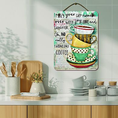 COURTSIDE MARKET May Your Cup Wall Decor