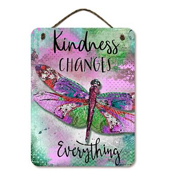 COURTSIDE MARKET Kindness Dragonfly Wall Decor