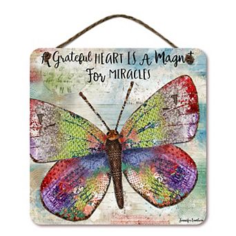 COURTSIDE MARKET Heart Butterfly Wall Decor