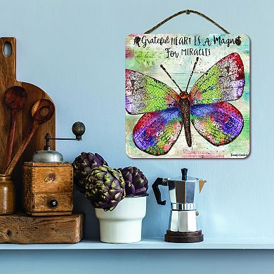 COURTSIDE MARKET Heart Butterfly Wall Decor