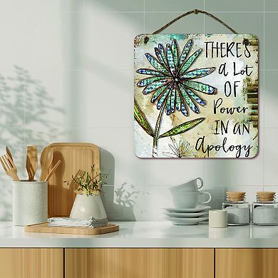 COURTSIDE MARKET Power Apology Wall Decor