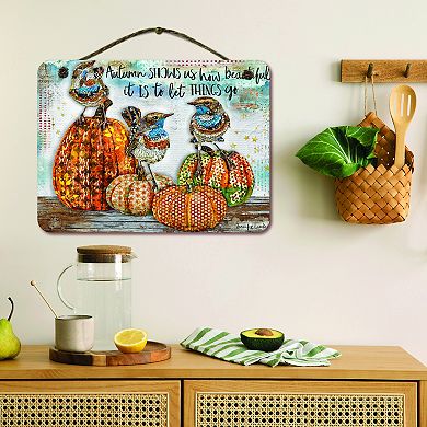 COURTSIDE MARKET Autumn Birds Wall Decor