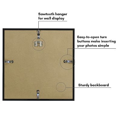 Americanflat Picture Frame with Oversized Mat