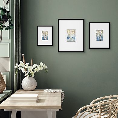 Americanflat 3-Piece Gallery Wall Frame Set with Oversized Mats
