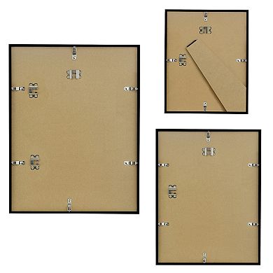 Americanflat 3-Piece Gallery Wall Frame Set with Oversized Mats