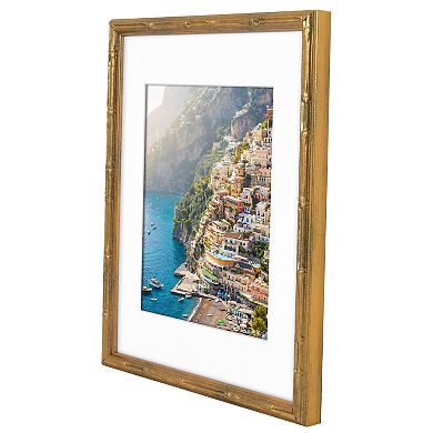 Americanflat Gold Faux Bamboo Design Frame