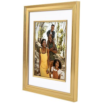 Americanflat Metallic 11" x 14" Frame with Oversized Mat