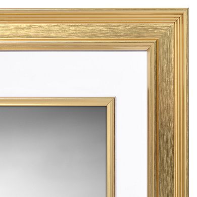 Americanflat Metallic 11" x 14" Frame with Oversized Mat
