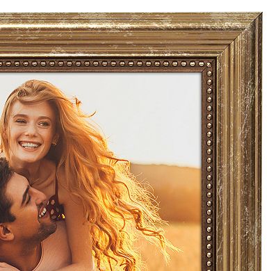 Americanflat Gold Vintage Frame with Beaded Accents