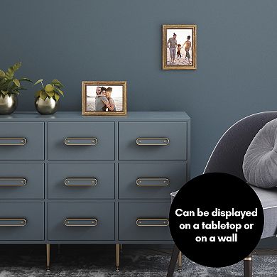 Americanflat Gold Vintage Frame with Beaded Accents