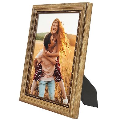 Americanflat Gold Vintage Frame with Beaded Accents