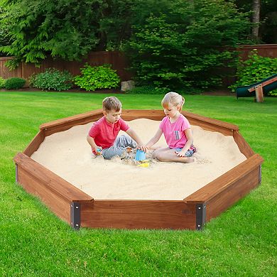 Badger Basket Octagon XL Sandbox with Liner & Cover