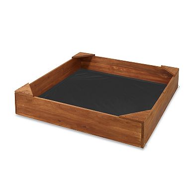 Badger Basket Simple Sandbox with Liner & Cover