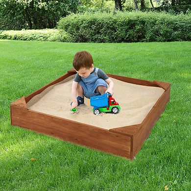 Badger Basket Simple Sandbox with Liner & Cover