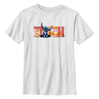 Disney's Lilo & Stitch Sunset Backdrop Boys 8-20 Graphic Tee