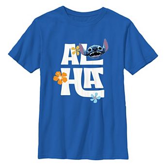 Disney's Lilo & Stitch Aloha Stack Boys 8-20 Graphic Tee