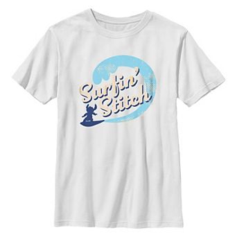 Disney's Lilo & Stitch Surfin' Big Waves Boys 8-20 Graphic Tee