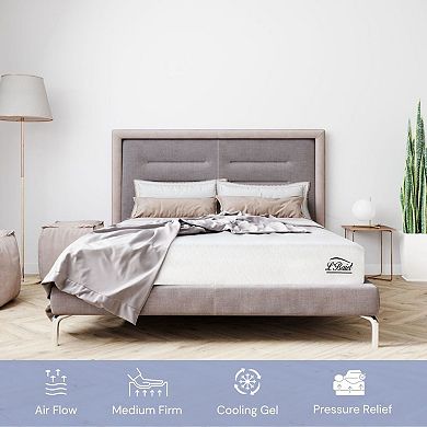 L'Baiet 10-Inch Medium Firm Gel Memory Foam Mattress