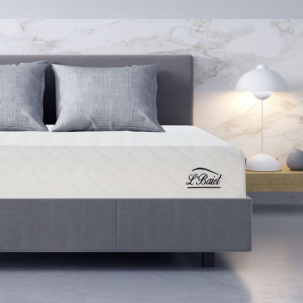 L'Baiet 12-Inch Medium Firm Gel Memory Foam Mattress