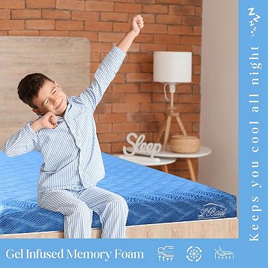 L'Baiet Cooling Memory Foam Medium Firm 6-Inch Mattress