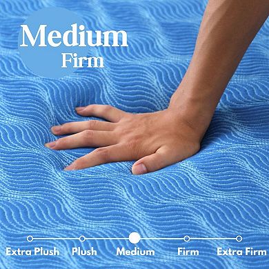 L'Baiet Cooling Memory Foam Medium Firm 6-Inch Mattress