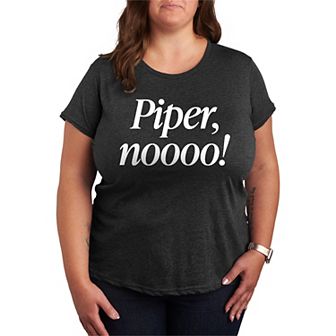 Plus Size Piper, No! Graphic Tee