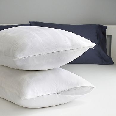 Sealy Luxury Cotton Stain Release Zippered Pillow Protector