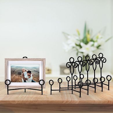 Malden 6-Pack Filigree Black Metal Easel